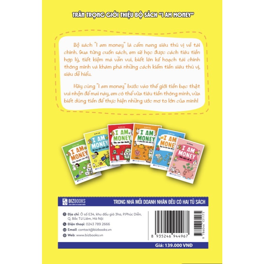 Sách I Am Money: Sổ Tay Siêu Tiết Kiệm - Bizbooks