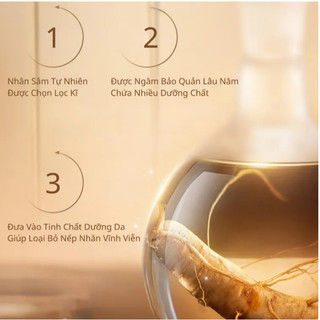 [Hàn Quốc] Serum Nhân Sâm Xóa Nếp Nhăn Vĩnh Viễn Loại Bỏ Thâm Nám Tàn Nhang Dưỡng Da Trắng Mịn Rạng Rỡ 50ML