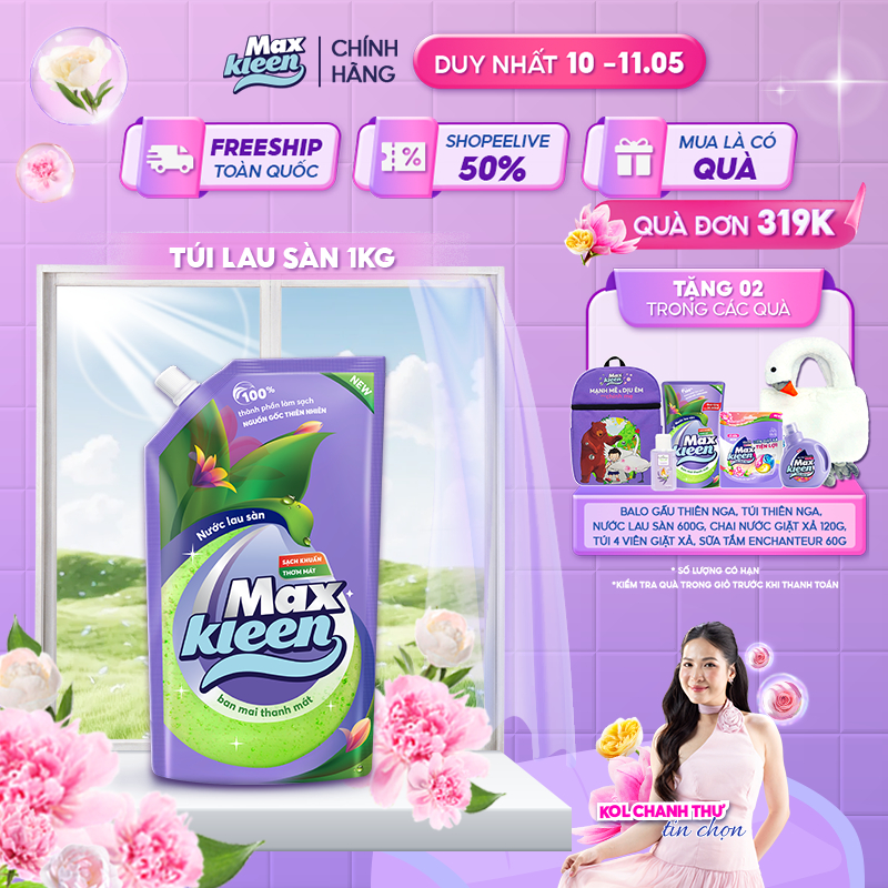 Ảnh Túi Nước Lau Sàn MaxKleen 1Kg 1