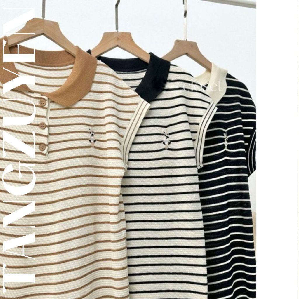 ( nhiều mẫu ) Váy thun polo cộc tay suông rộng basic Đầm bầu cổ bẻ polo thể thao form rộng đi chơi mặc nhà T610G