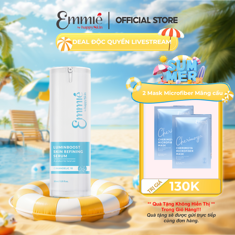 Ảnh Tinh chất trẻ hóa căng bóng da 10% Mandelic Acid Luminboost Skin Refining serum 30ml 1