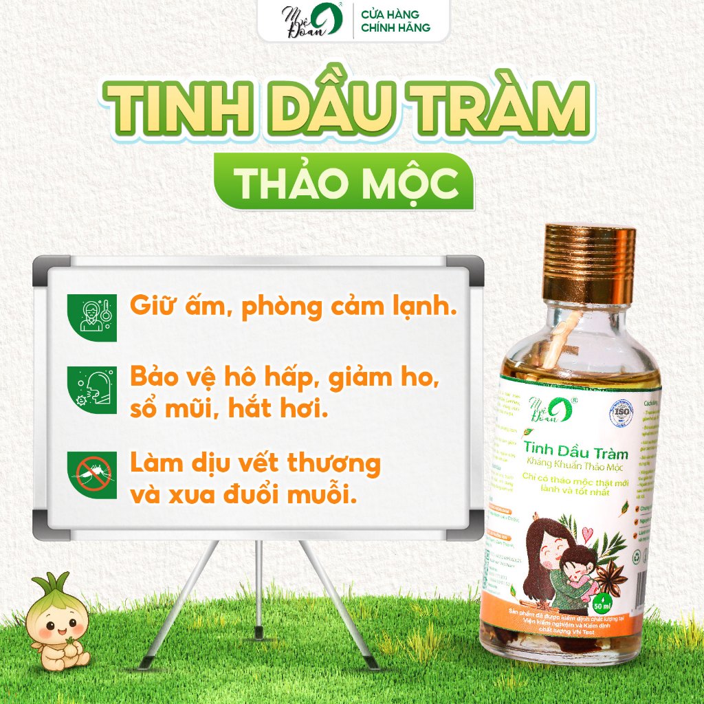Ảnh Tinh dầu tràm thảo dược Mệ Đoan  giữ ấm tăng đề kháng cho bé 50ml 3