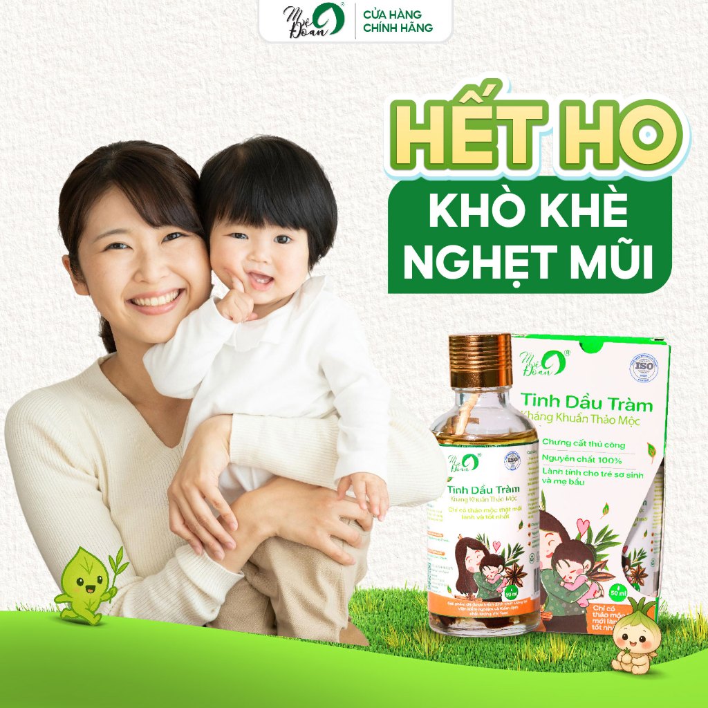 Ảnh Tinh dầu tràm thảo dược Mệ Đoan  giữ ấm tăng đề kháng cho bé 50ml 4