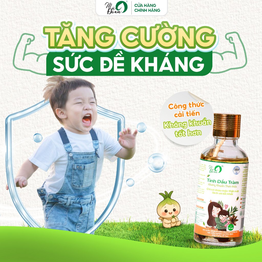 Ảnh Tinh dầu tràm thảo dược Mệ Đoan  giữ ấm tăng đề kháng cho bé 50ml 2