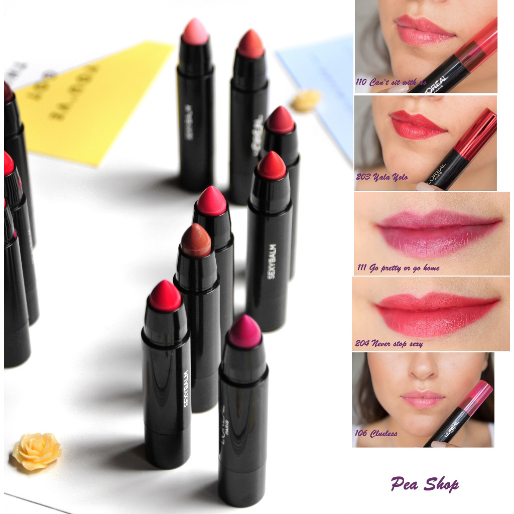 Son Màu Siêu Dưỡng L'Oreal Infallible Sexy Balm Sheer 106 Clueless 111 ...