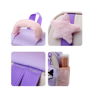 Balo Đi Học Mẫu Giáo Hình Kuromi/ Melody/ Cinnamoroll Dễ Thương, Siêu Nhẹ Ngăn Chứa Rộng Tặng Kèm Móc Khóa Cute
