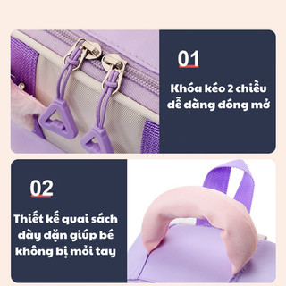 Balo Đi Học Mẫu Giáo Hình Kuromi/ Melody/ Cinnamoroll Dễ Thương, Siêu Nhẹ Ngăn Chứa Rộng Tặng Kèm Móc Khóa Cute