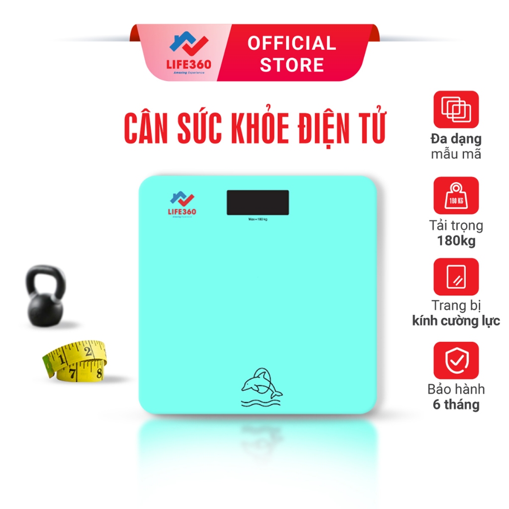 Ảnh Cân Điện Tử Sức Khỏe Life360 AR-S18K - Cân Điện Tử Thông Minh- Hàng Chính Hãng 1