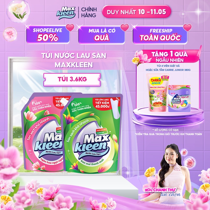Ảnh Túi Nước Lau Sàn MaxKleen 3.6kg 1