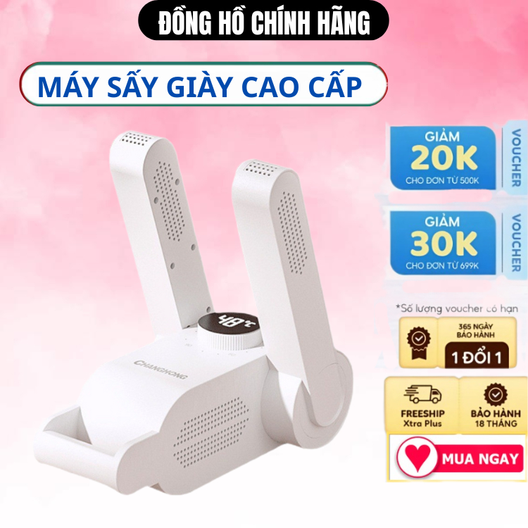Máy Sấy Giày Khử Mùi Đa Năng, Sấy Khô, Khử Khuẩn 99% Vi Khuẩn Thông Minh Phù Hợp Nhiều Loại Giày