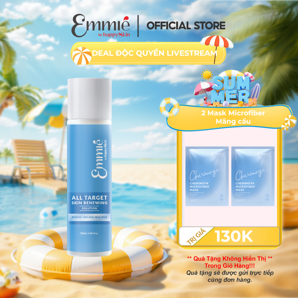 Ảnh [KOL LIVE] Dung Dịch Tẩy Tế Bào Chết All Target Skin Renewing Solution Pionin + 12% AHA/BHA/PHA 120ml 1