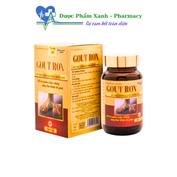GOUT ROX thảo dược giảm acid uric, giảm gút, giảm sưng đau khớp - Chai 50 viên [GOUT ROX]