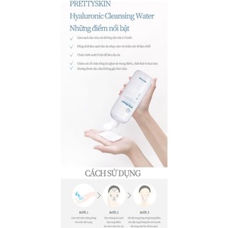 Nước Tẩy Trang Cấp Ẩm Dành Cho Mọi Loại Da Prettyskin  600ml