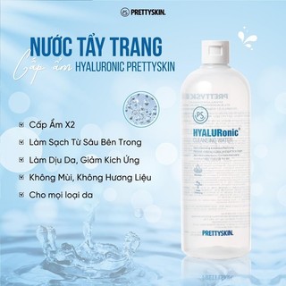 Nước Tẩy Trang Cấp Ẩm Dành Cho Mọi Loại Da Prettyskin  600ml