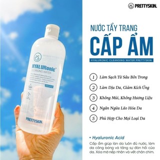 Nước Tẩy Trang Cấp Ẩm Dành Cho Mọi Loại Da Prettyskin  600ml