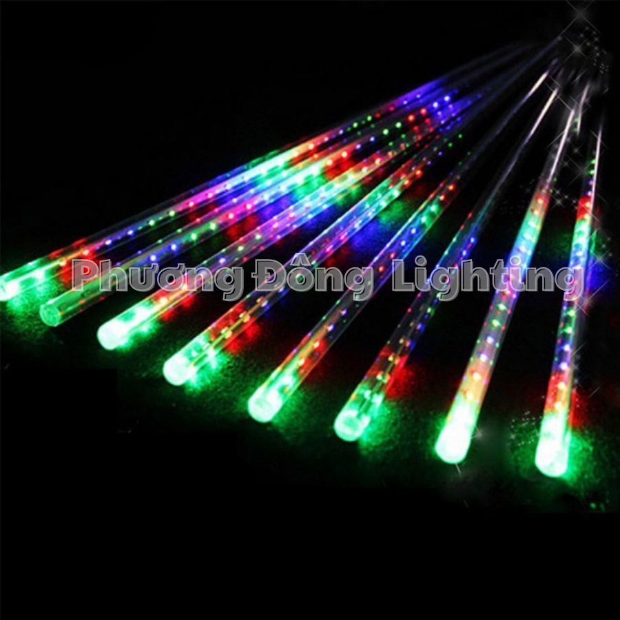 Bộ đèn LED sao băng trang trí 8 ống - mỗi ống dài 80cm