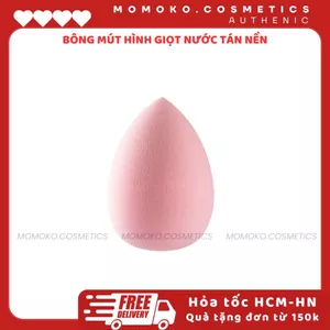 Bông Mút Trang Điểm Tán Kem Mềm Mại Tiện Dụng Hình Giọt Nước Tông Màu Pastel Giao Ngẫu Nhiên Momoko