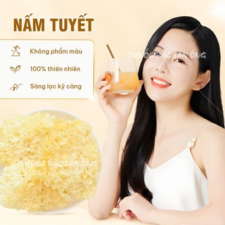 Nấm tuyết khô 500g, ngân nhĩ, không tẩy trắng, nguyên liệu nấu chè, chưng yến thơm ngon, bổ dưỡng