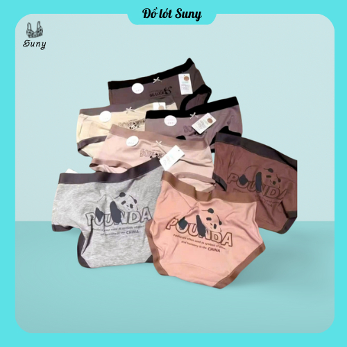 Quần lót cotton lạnh, Quần lót nữ gấu chất cotton kháng khuẩn cao cấp 297