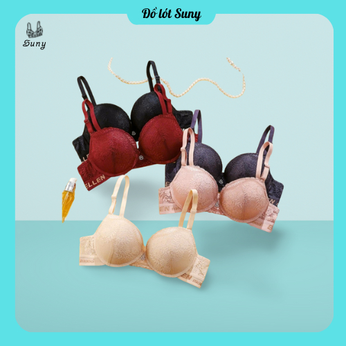 Áo lót nâng ngực, áo lót đệm dày 4.5cm không gọng 812 (Loại 1 tem Ellen)