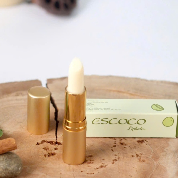 Son dừa Escoco  dưỡng ẩm môi mềm môi