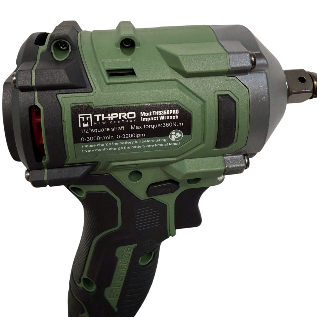 Máy Siết Bulong THPRO TH6360PRO Đầu 2 Trong 1 Lực Siết 360N.M Động Cơ Không Chổi Than Sử Dụng Chân Pin Phổ Thông 4CM