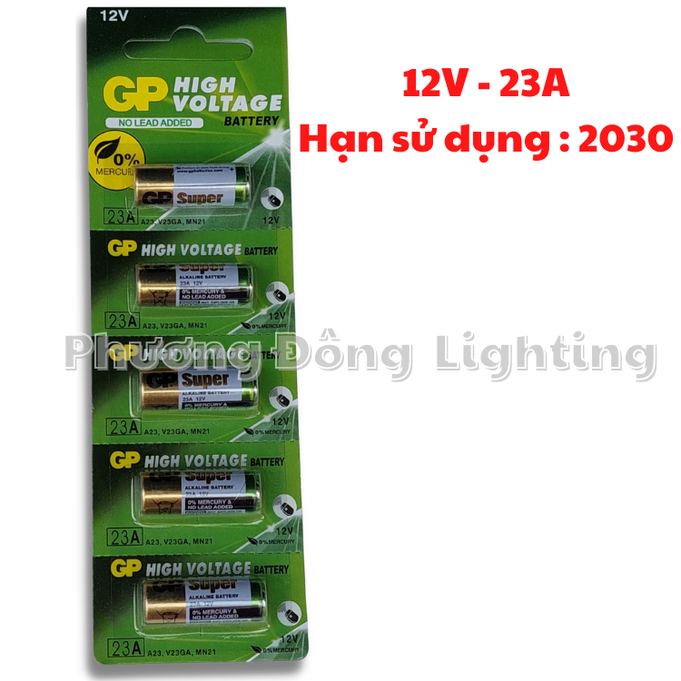 HÀNG CHÍNH HÃNG - Vỉ 5 viên Pin GP 12V 23A và 27A