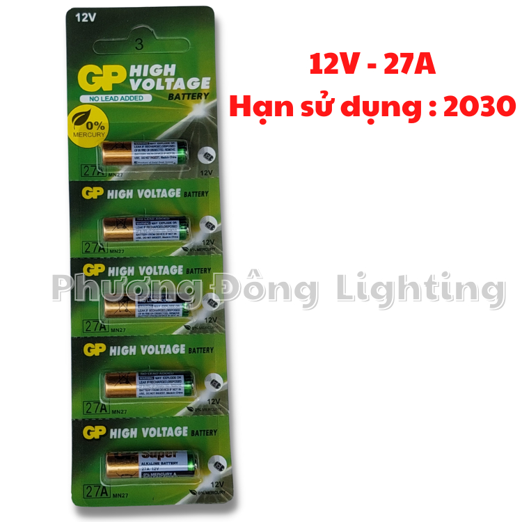 HÀNG CHÍNH HÃNG - Vỉ 5 viên Pin GP 12V 23A và 27A