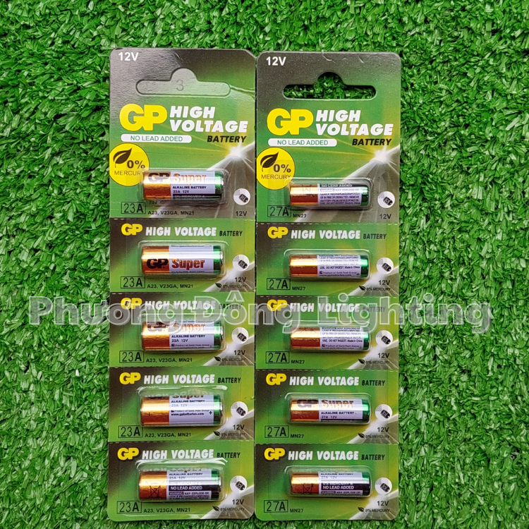 HÀNG CHÍNH HÃNG - Vỉ 5 viên Pin GP 12V 23A và 27A