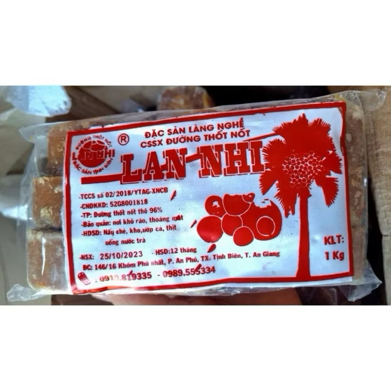 (1kg) Đường thốt nốt