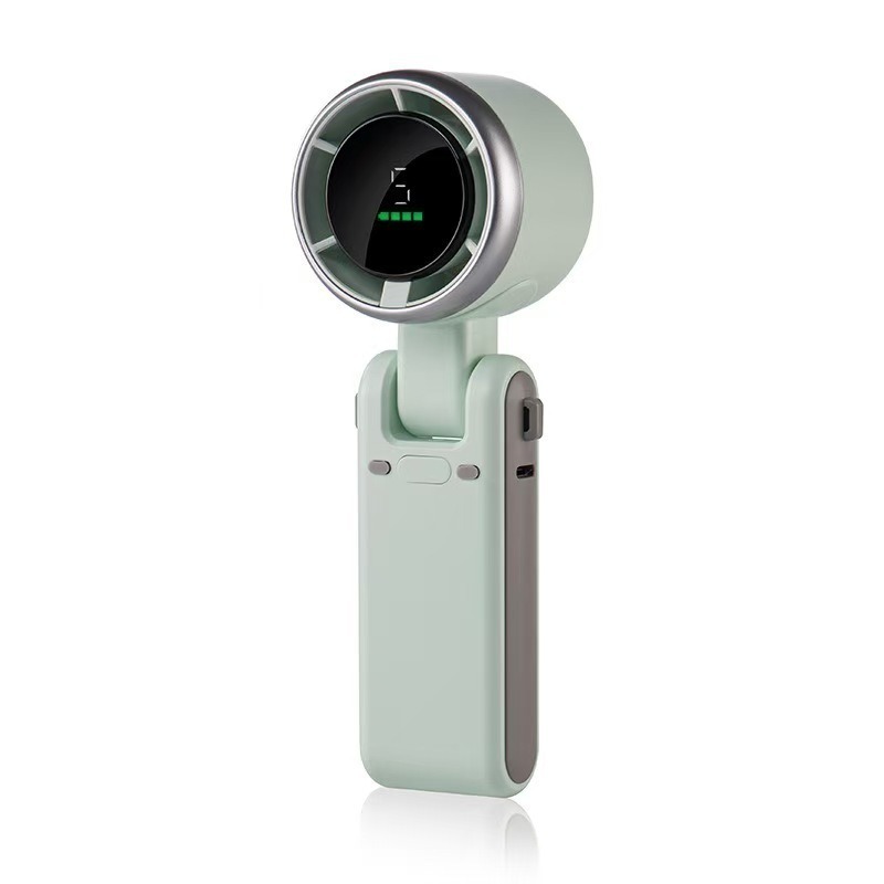 Quạt Mini Cầm Tay Có Sò Lạnh 4000mAh – Quạt Tích Điện Mạnh, 100 Mức Gió, Màn Hình LED Rõ Nét, Gấp Gọn Mang Theo