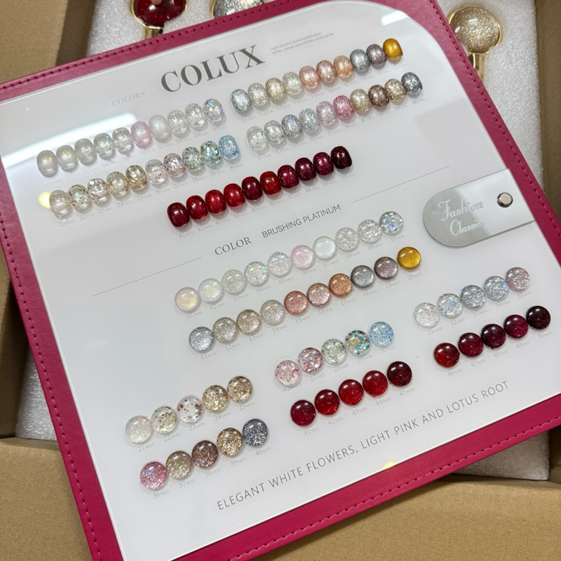 Sét sơn nhũ COLUX 50 màu +tặng kèm bảng màu | Shopee Việt Nam