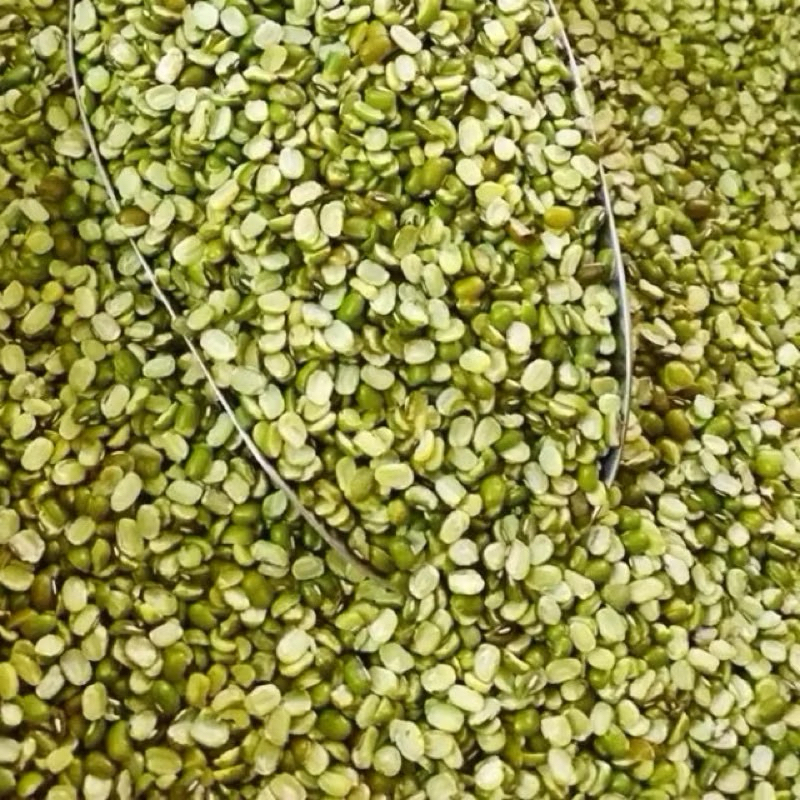 (1kg) Đậu xanh bóc vỏ, nguyên hạt , cà đôi vỏ hàng mộc bở bùi