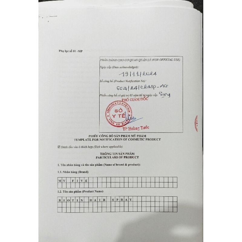 Chai xịt  dưỡng tóc, giúp tóc khoẻ ,Biotin, làm mềm, thơm dưỡng tóc