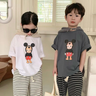AP08 - Áo Phông Em Bé Cho Bé Trai Bé Gái 11-35kg Chất Cotton Cao Cấp QC Cổ tròn