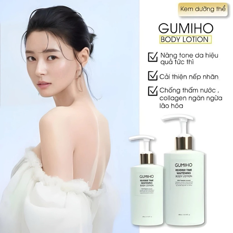KEM DƯỠNG TRẮNG NÂNG TONE BODY HƯƠNG NƯỚC HOA PHÁP GUMIHO