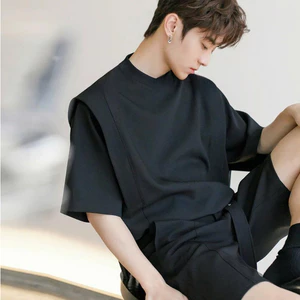 Áo Thun Nam HACK VAI Cổ Tròn Menswear - Cotton 250MSG, Regular Fit, Thoáng Mát - SHINGHAI