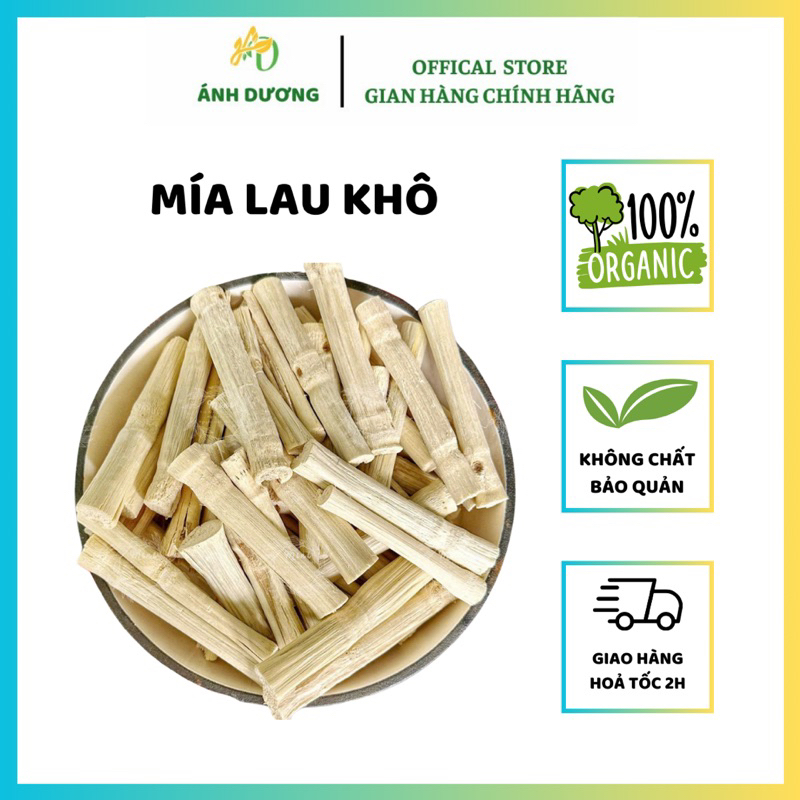 Mía Lau Khô, Thơm, Sạch Dùng Làm Nguyên Liệu Nấu Nước Sâm, Nước Mát