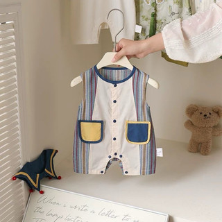 Bộ đồ liền thân chú hề chơi lễ 1/6 siêu dễ thương cho bé
