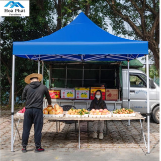 Nhà Bạt 3x3M DI Động Dựng Nhanh – Che Nắng Mưa Ngoài Trời, Khung Thép Chống Gỉ Khung Thép Chịu Lực
