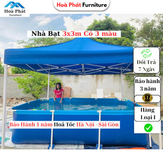Nhà Bạt 3x3M DI Động Dựng Nhanh – Che Nắng Mưa Ngoài Trời, Khung Thép Chống Gỉ Khung Thép Chịu Lực