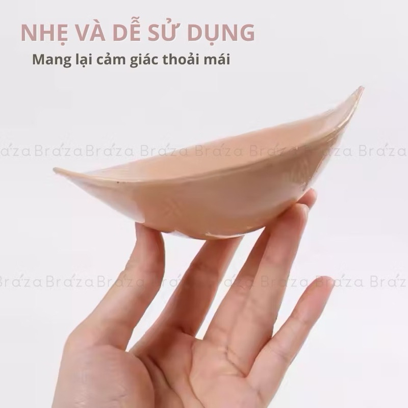 HOẢ TỐC Miếng Độn Ngực Tam Giác Hai mặt Keo Dính Siêu Chắc Sử dụng được nhiều lần QUEMEO Miếng dán nâng ngực