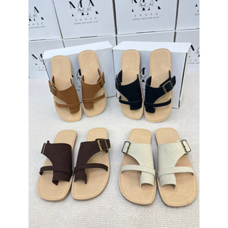 Dép Nữ Sỏ Ngón Phối Khóa Hottrend 2025 MA Shoes D4761 – Cá Tính, Êm Ái, Chuẩn Xu Hướng