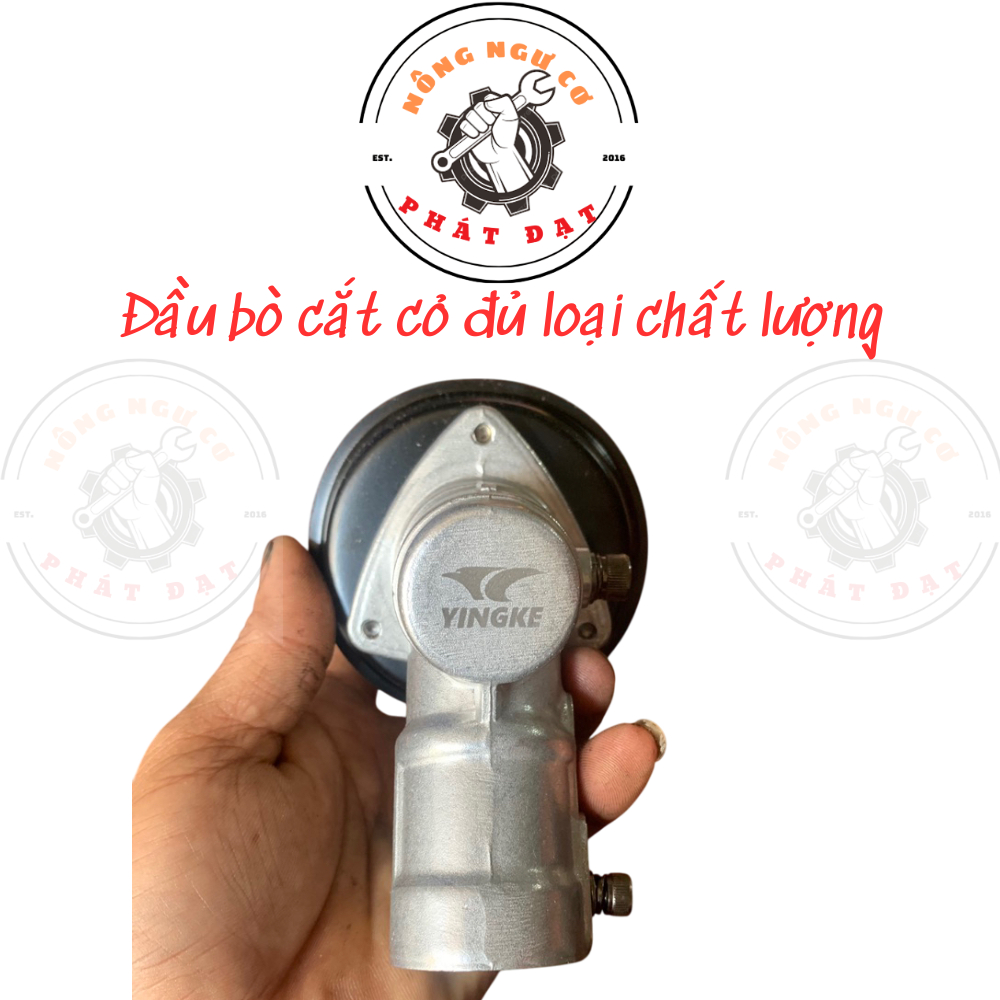 Đầu bò máy cắt cỏ YINGKE 28mm_9 khía, hàng dày, bạc đạn Nhật, lâu bị mài mòn