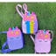 Balo pop it đi học cho bé mầm non từ 1-6 tuổi, balo ngựa pony silicon bé bóp bong bóng hỗ trợ giảm stress