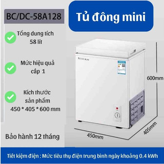 Tủ đông mini XLANKE  ,tủ trữ sữa ,thực phẩm,Tiết kiệm điện năng