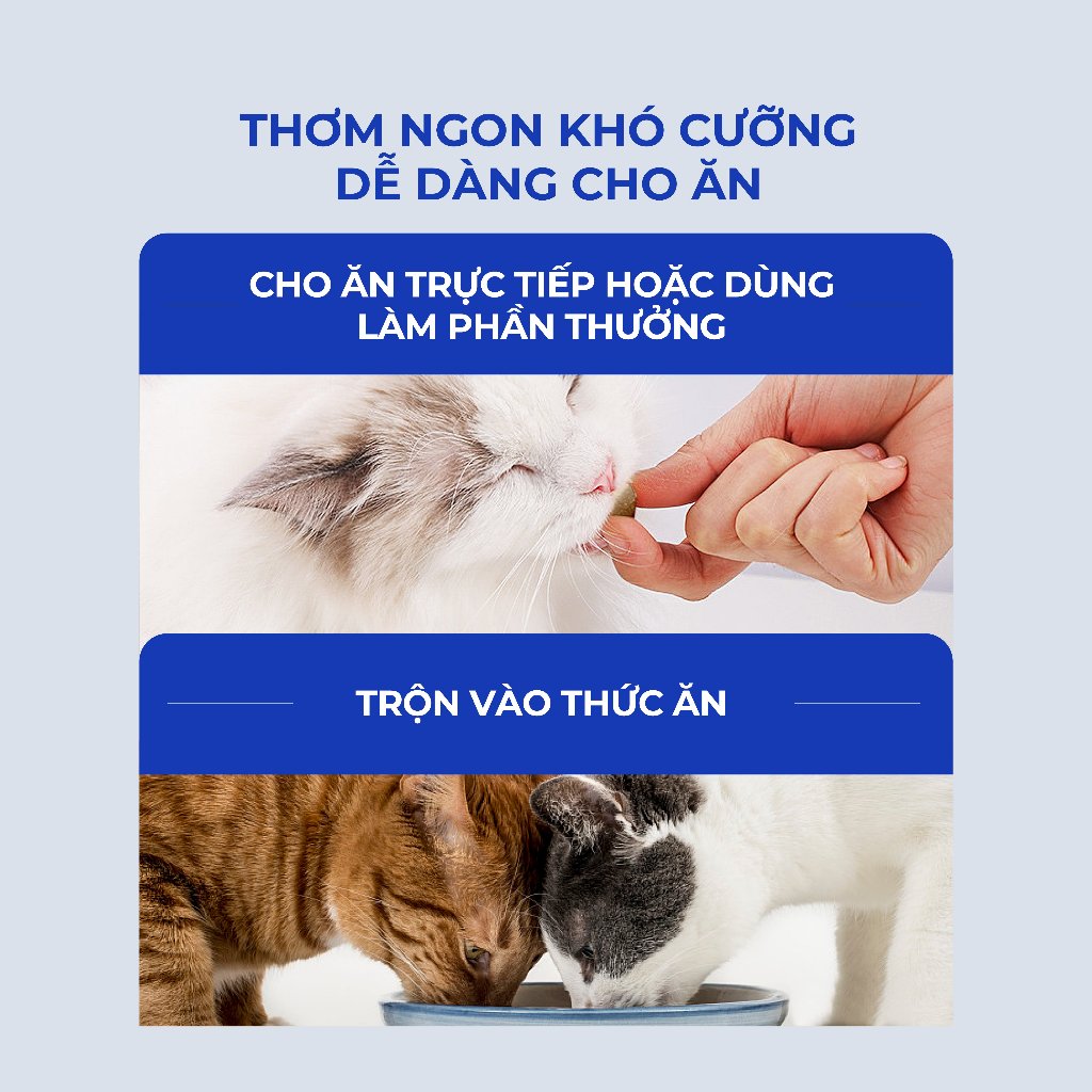 Viên Tiêu Búi Lông cho Mèo DrVET Hỗ Trợ Tiêu Hóa - Hairball Relief Tablets for Cats