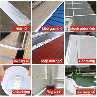 Băng keo chống dột khổ 20cm*5cm/ 15cm*5cm, Miếng dán siêu dính, chống thấm nước,dán bạt nhựa ,tole ,bồn,vách tường