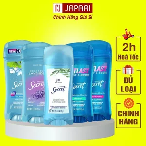 Lăn Khử Mùi Nữ Secret Dạng Sáp/Gel CHÍNH HÃNG-Sáp Lăn Nách Nữ Out Last Khử Mùi Cơ Thể, Ngừa Hôi Nách-Japari