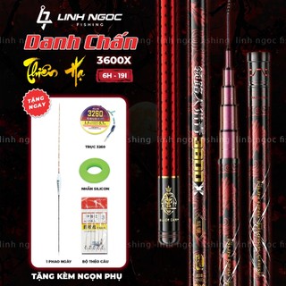 Cần câu đài Danh Chấn Thiên Hạ 3600x 6H 19i Bản Mới Chuyên Săn Hàng Tải Cá Khủng